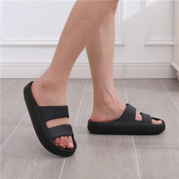 Orthopedic Slide Sandals for Women with Arch Support Pillow Soft - Picture 2 of 16